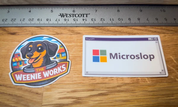 Microslop Sticker - Bild 3